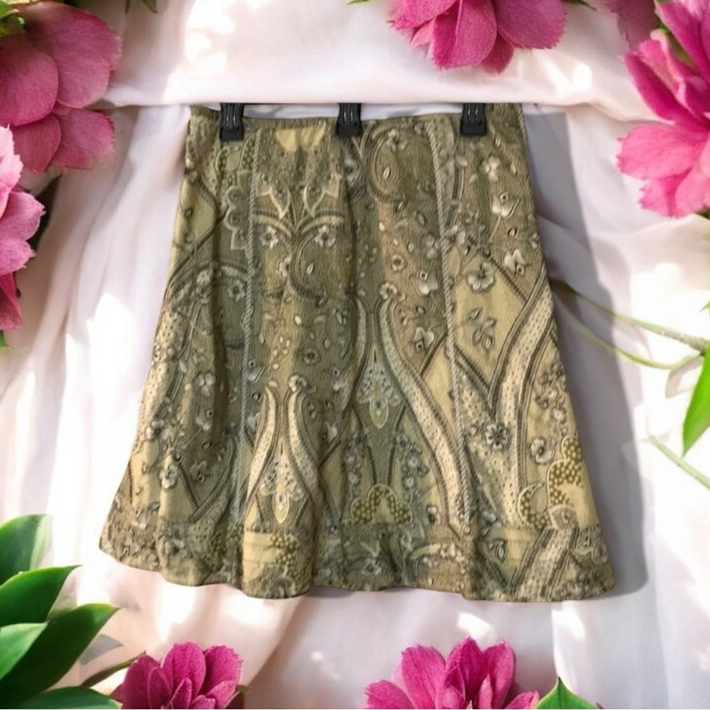 Anne Taylor Paisley Skirt